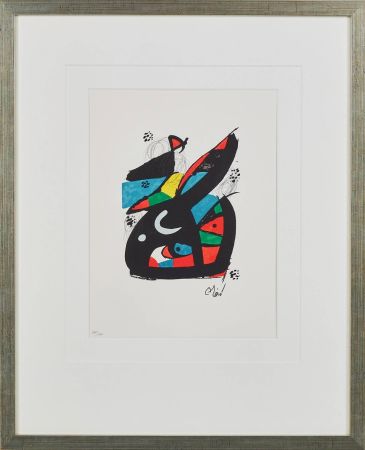 Litografia Miró - La Mélodie Acide, Planche XIII