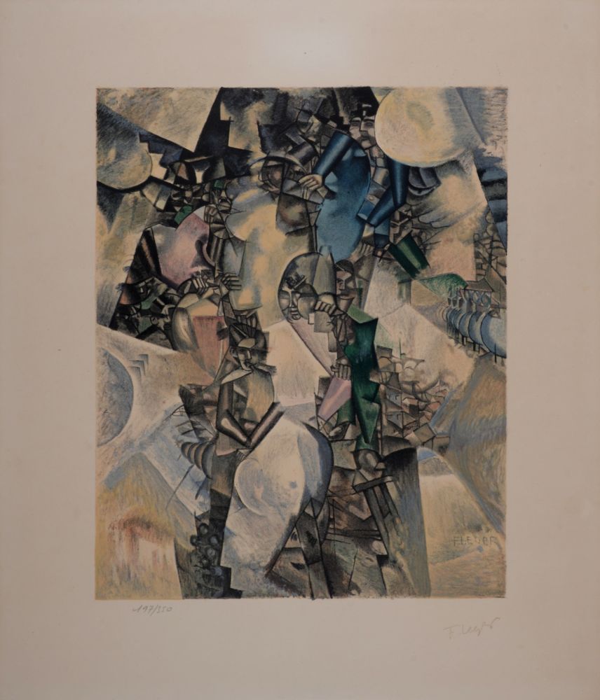 Litografia Léger (After) - La Noce, vers 1950