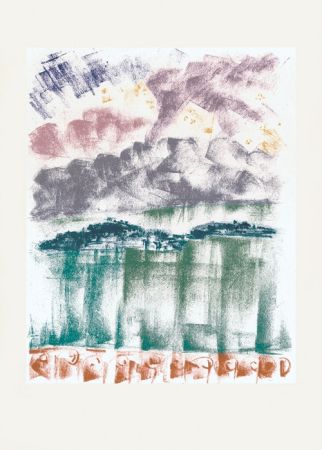 Litografia Masson - La nuit à Bellagio (Voyage à Venise)