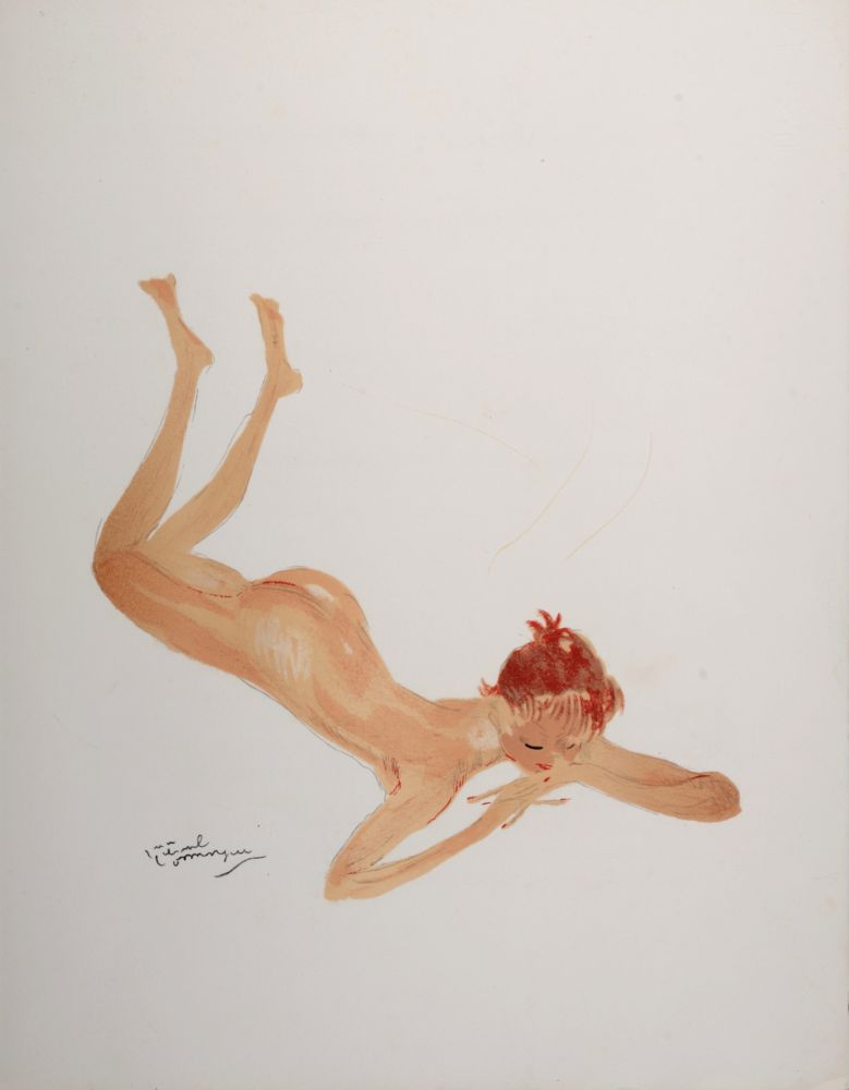 Litografia Domergue - La Parisienne : Sabine, 1956