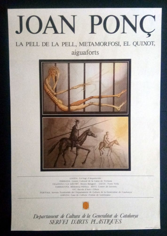 Manifesti Ponç - La pell de la pell - Metamorfosi - El Quixot - Aiguaforts
