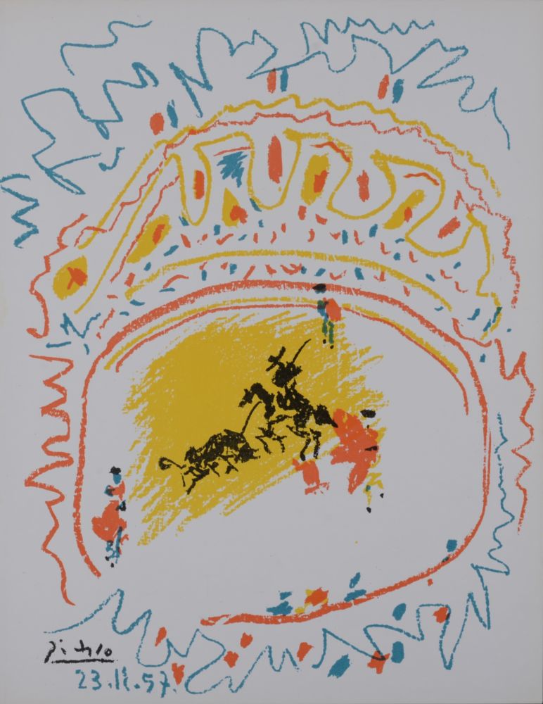 Litografia Picasso - La petite corrida, 1958