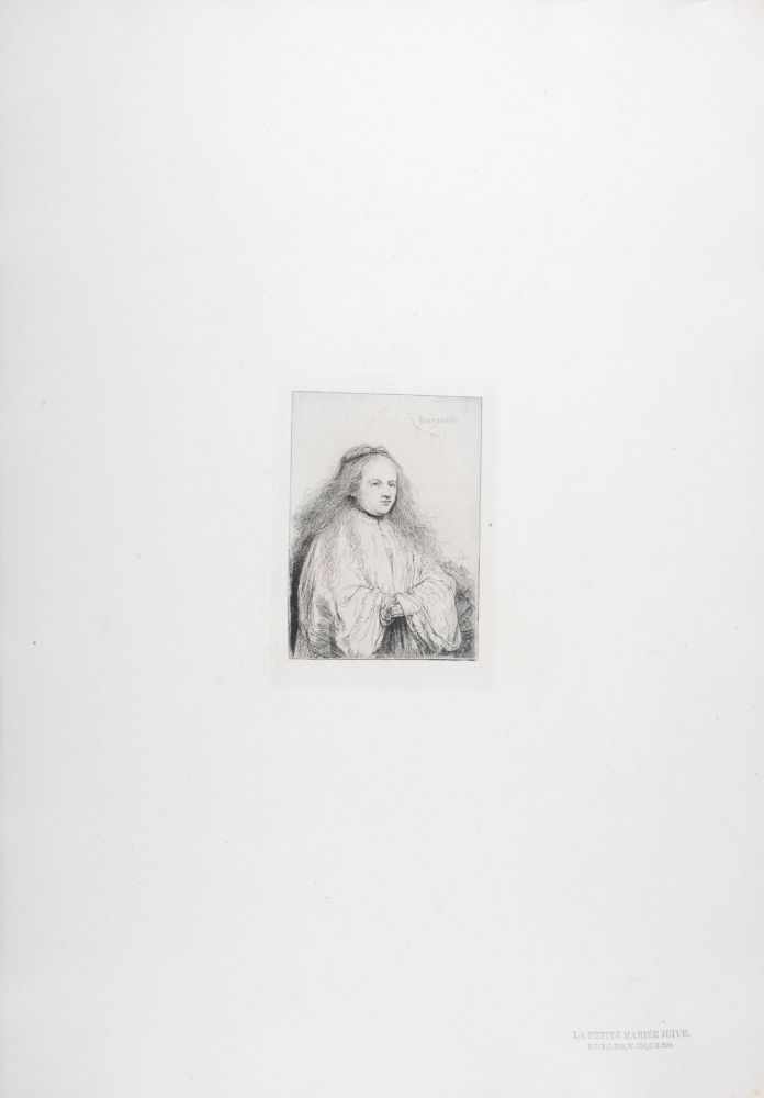 Rotocalcografia Rembrandt - La petite mariée juive