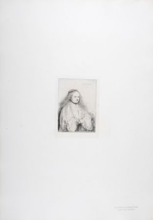 Rotocalcografia Rembrandt - La petite mariée juive