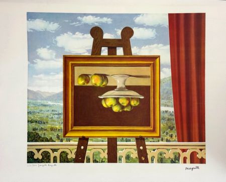 Litografia Magritte - La Philosophie et la Peinture : Le réveil matin