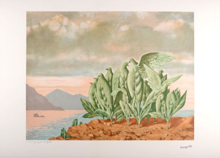 Litografia Magritte - La Philosophie et la Peinture : Nid d'oiseau, C. 1979