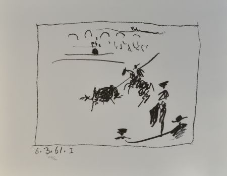 Litografia Picasso - La Pique