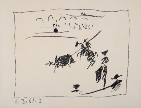 Litografia Picasso - La pique, 1961