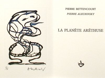 Libro Illustrato Alechinsky - La planète Arethuse