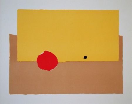 Litografia De Stael - La pomme - 1952