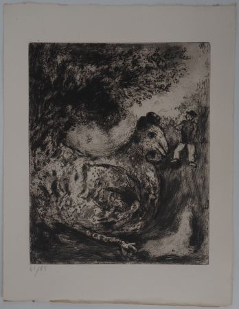 Incisione Chagall - La poule aux œufs d'or