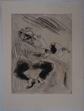 Incisione Chagall - La rage de dents (Mal de dents)
