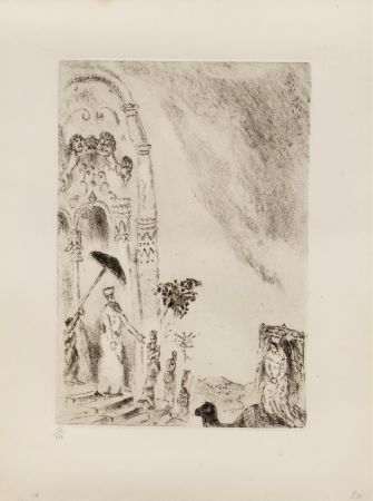 Acquaforte Chagall - La Reine de Seba