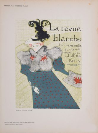 Litografia Toulouse-Lautrec - La revue blanche, 1897 