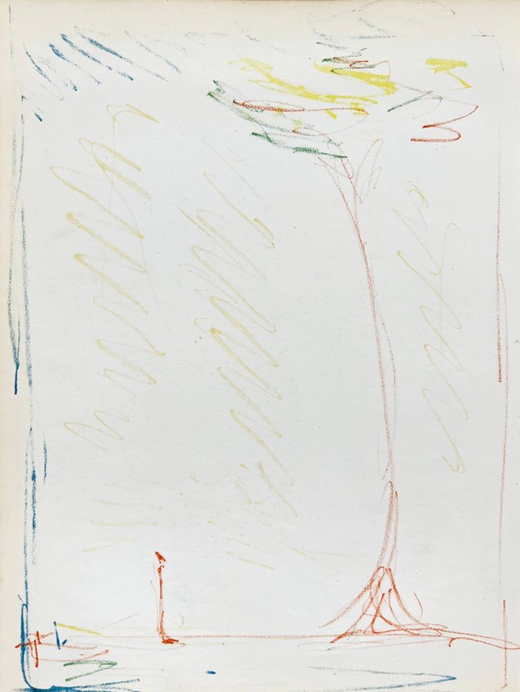 Litografia Giacometti - La Rue & L'Arbre