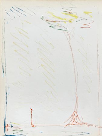 Litografia Giacometti - La Rue & L'Arbre