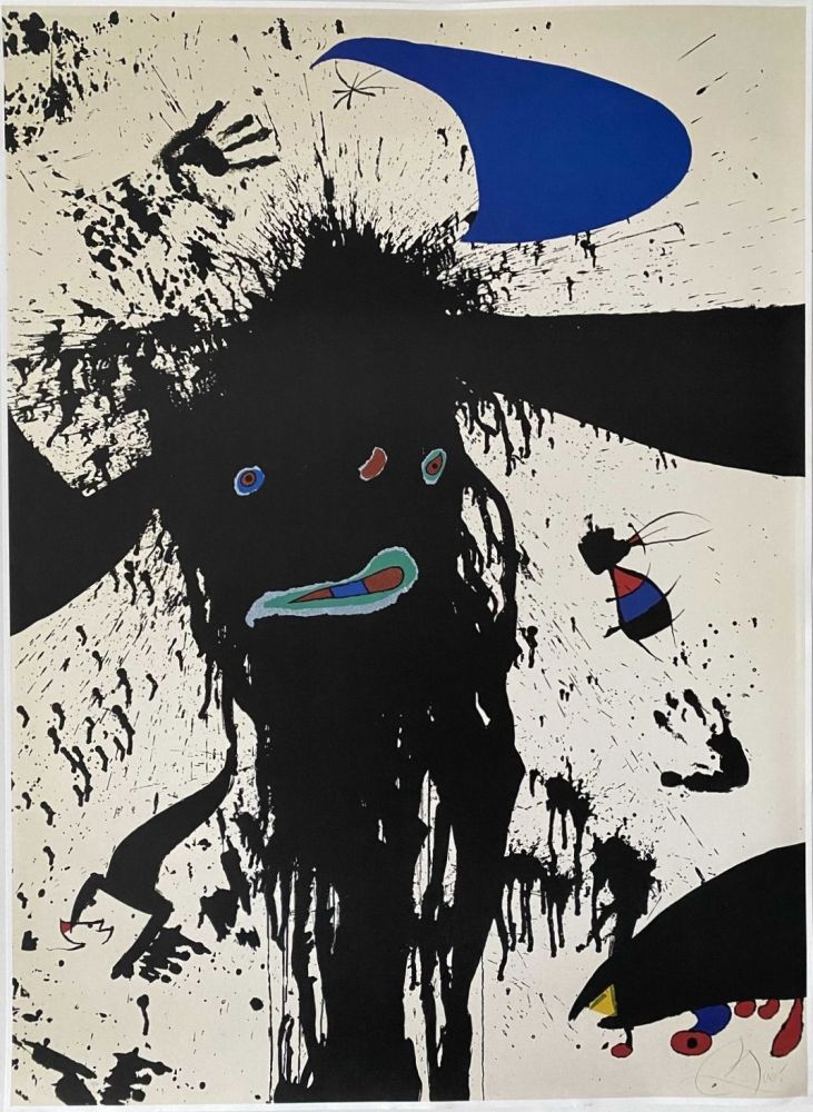 Manifesti Miró - La Ruisselante Lunaire