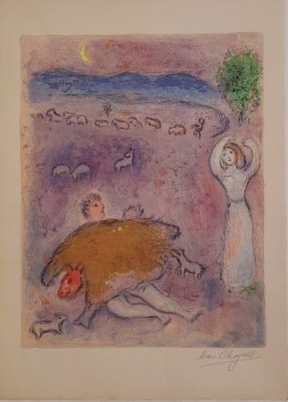 Litografia Chagall - La ruse de Dorcon 