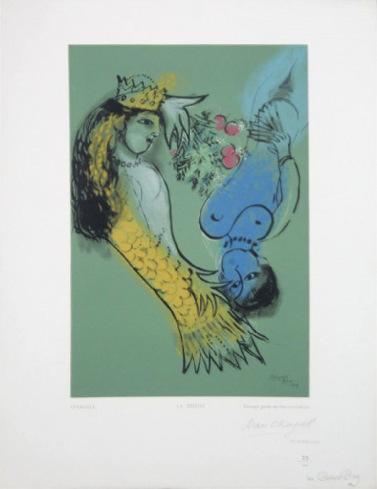Multiplo Chagall - La Sirene