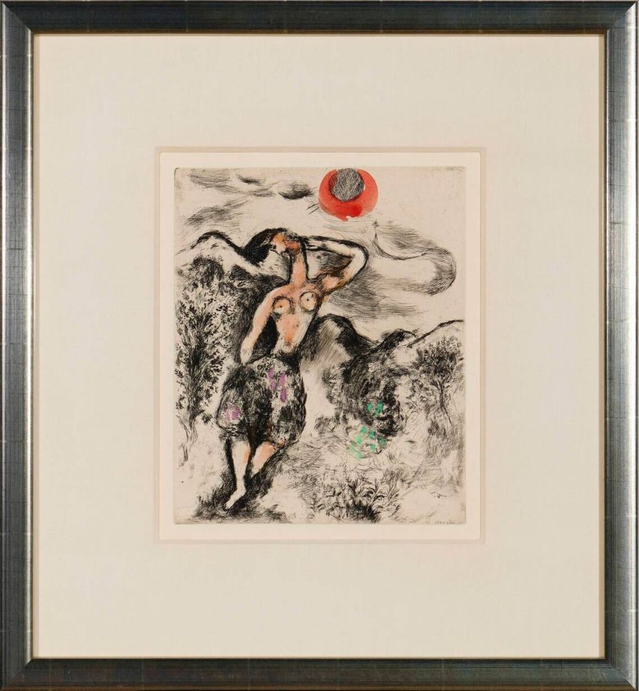 Acquaforte Chagall - La Souris Metamorphosée en Fille (The Mouse Transformed into a Girl)