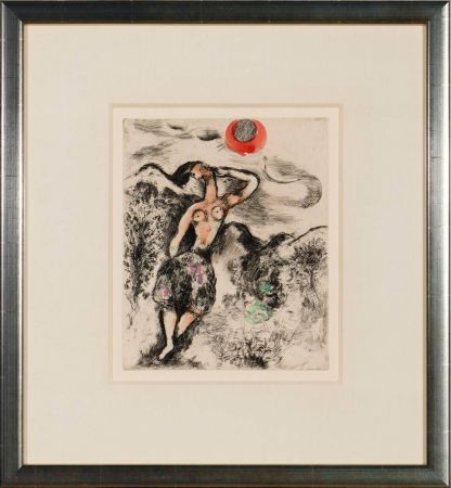 Acquaforte Chagall - La Souris Metamorphosée en Fille (The Mouse Transformed into a Girl)