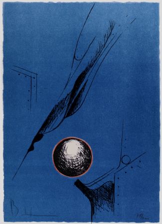 Litografia Heiliger - La Sphère, 1979 - Hand-signed