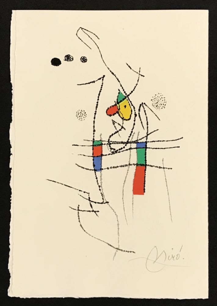 Incisione Miró - La Spirale 1