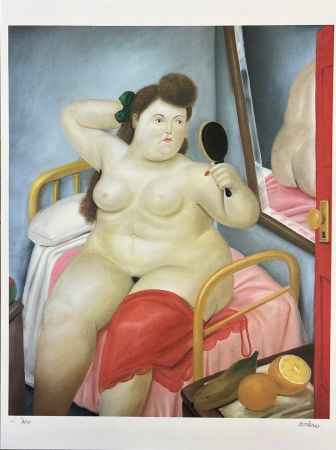 Litografia Botero - La Toilette