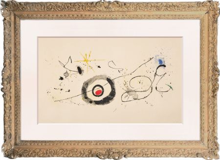 Litografia Miró - La traversée du miroir