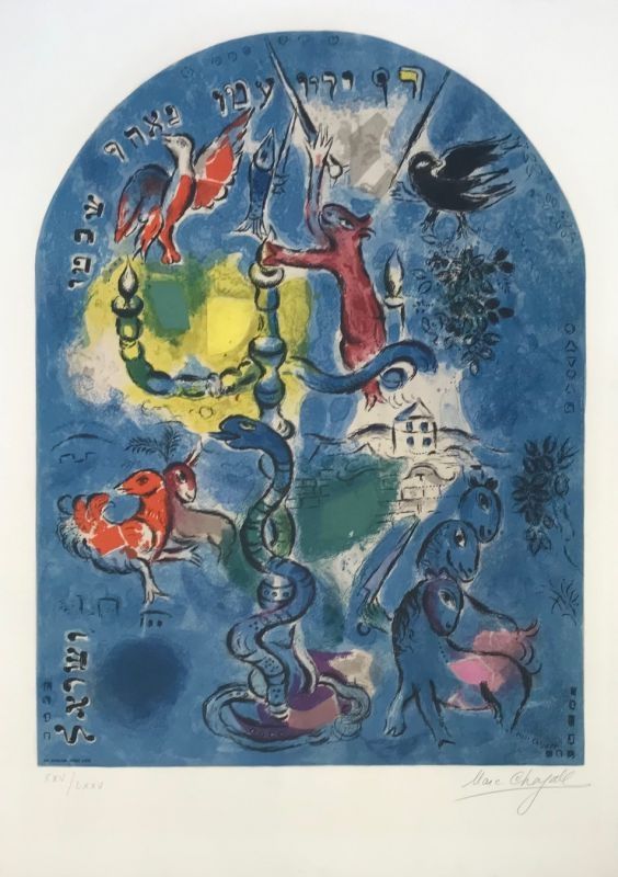 Litografia Chagall - La tribu de Dan 