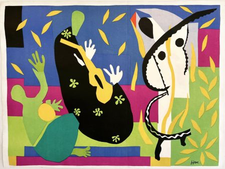 Litografia Matisse - LA TRISTESSE DU ROI. Lithographie (1952)