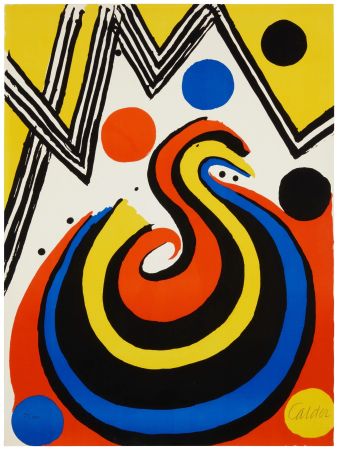 Litografia Calder - La Vague