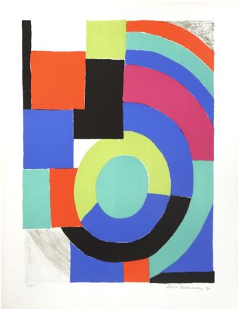 Litografia Delaunay - La Verte