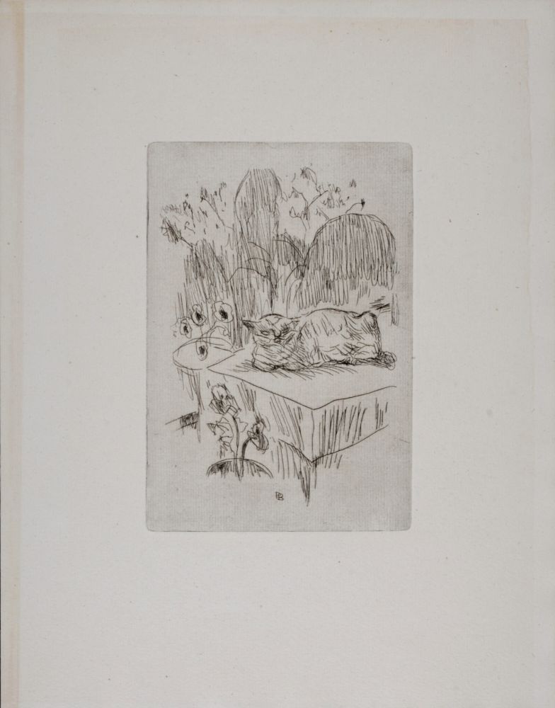 Acquaforte Bonnard - La Vie de Sainte Monique (C), 1930