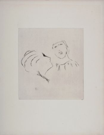 Acquaforte Bonnard - La Vie de Sainte Monique (I), 1930