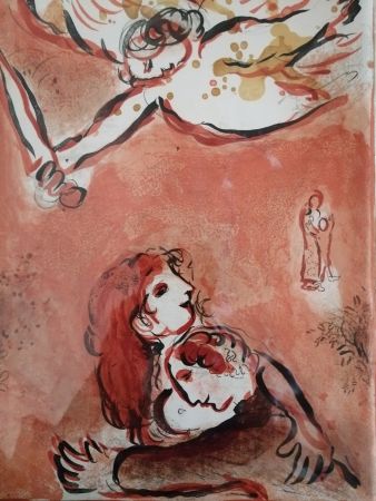 Litografia Chagall - La Vierge d'Israel