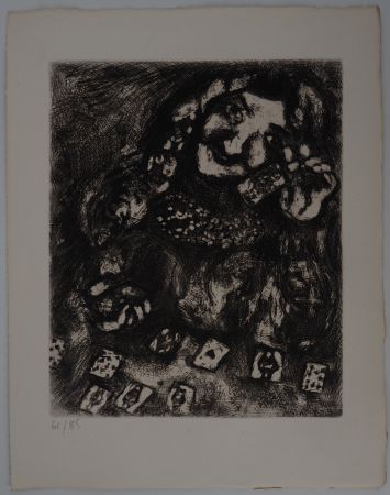 Incisione Chagall - La voyante (Les devineresses)