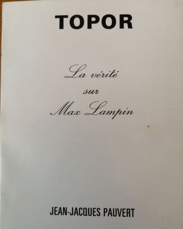 Libro Illustrato Topor - La Vérité sur Max Lampin