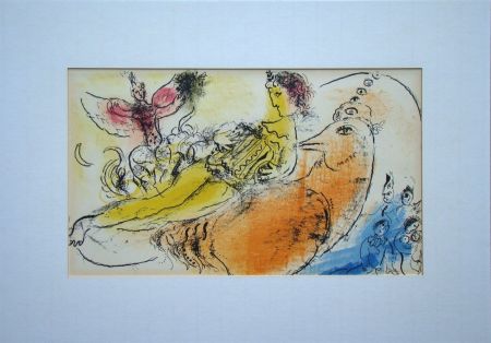Litografia Chagall - L'Accordéoniste