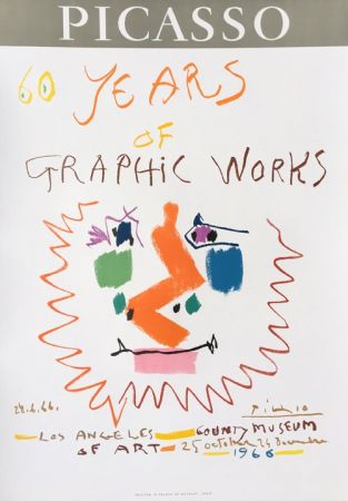 Litografia Picasso - LACMA - 60 Years of Graphic Works