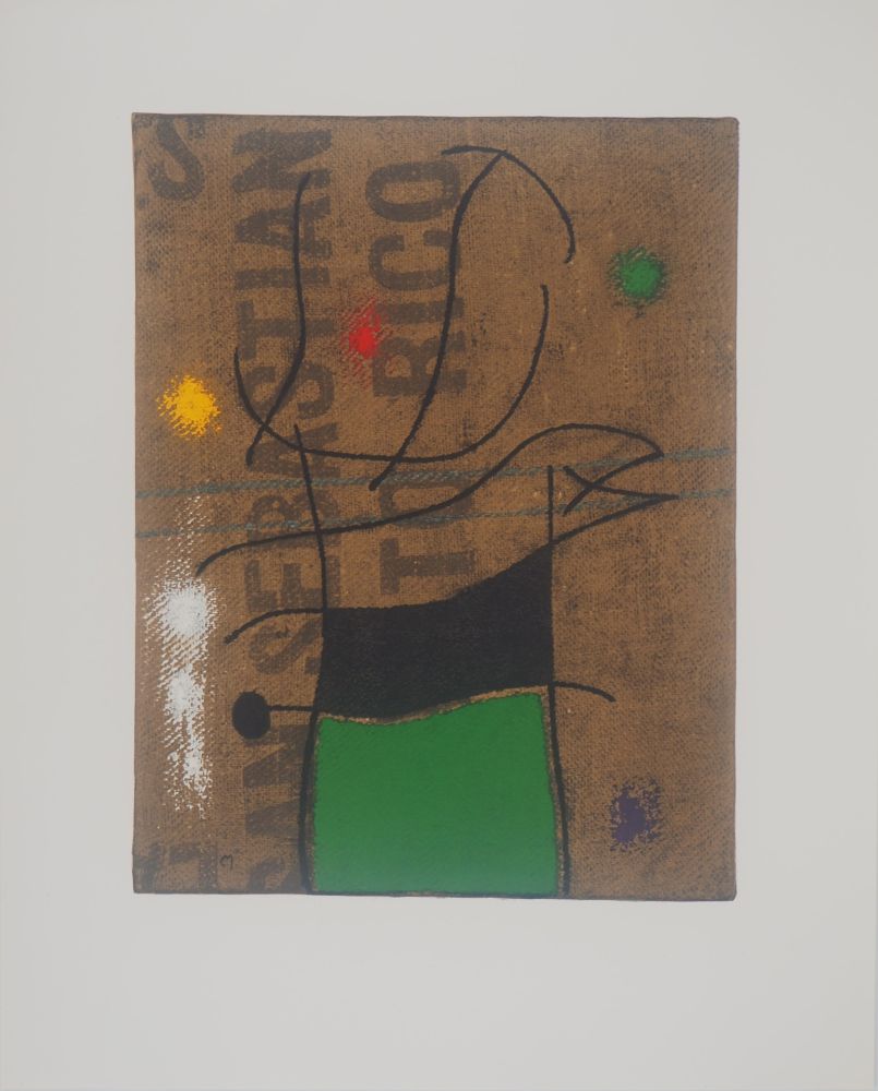 Litografia Miró - L'acrobate