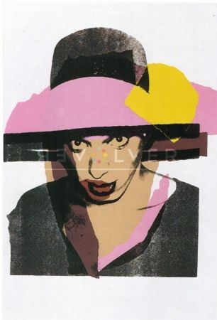 Serigrafia Warhol - Ladies and Gentlemen, Yellow (FS II.130) by Andy Warhol 