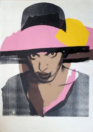 Serigrafia Warhol - Ladies & Gentlemen : The pink hat
