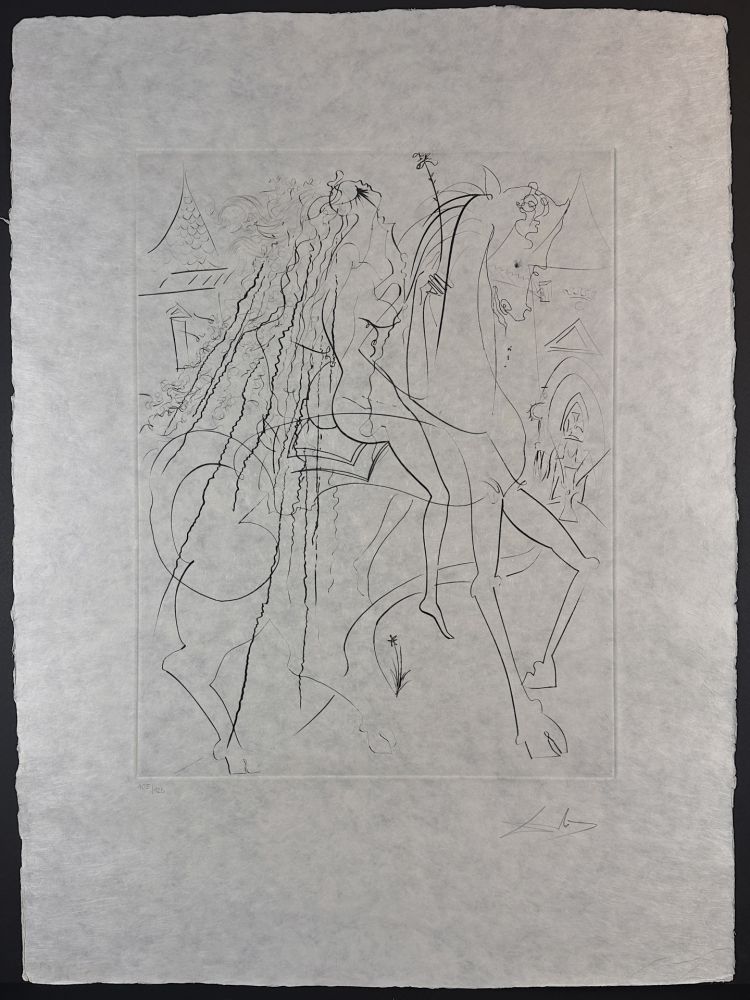Incisione Dali - Lady Godiva
