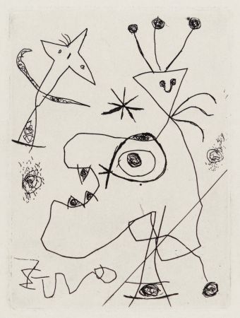Incisione Miró - L'Aigrette