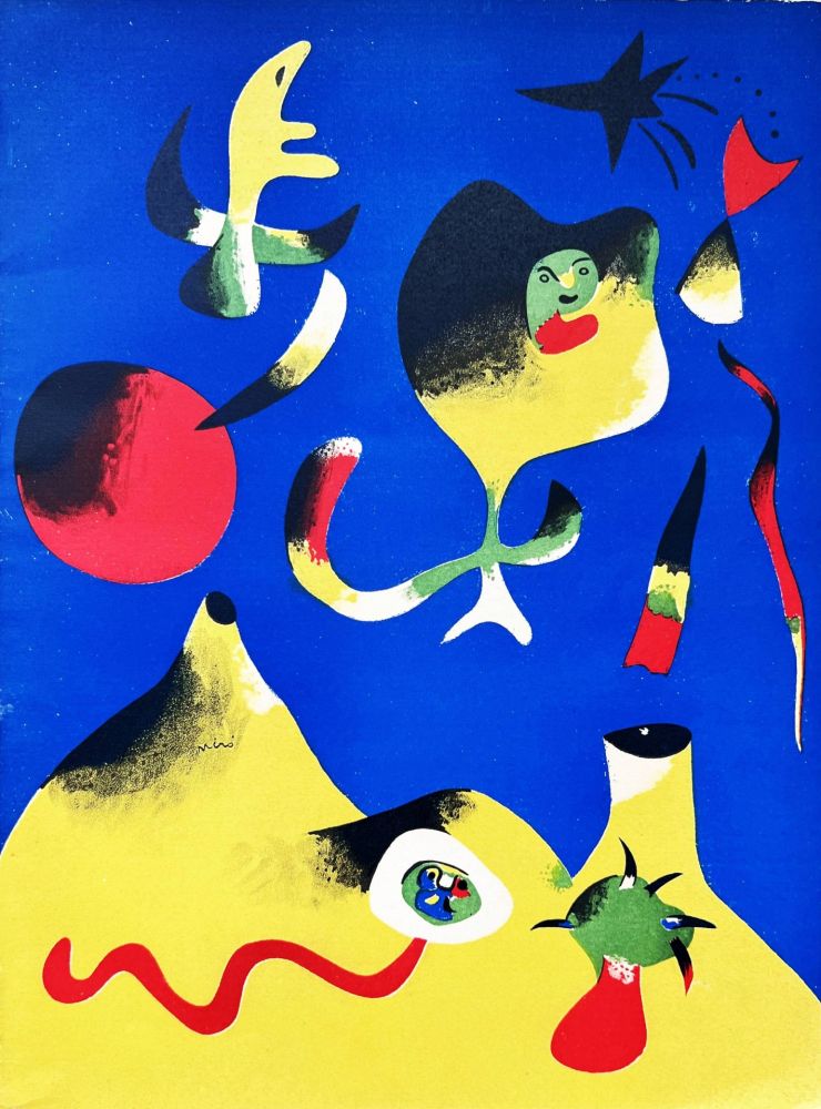 Litografia Miró - L'Air