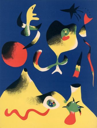 Litografia Miró (After) - L'Air