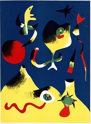 Litografia Miró - L'air