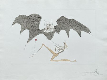 Litografia Dali - L'ange de la mélancolie