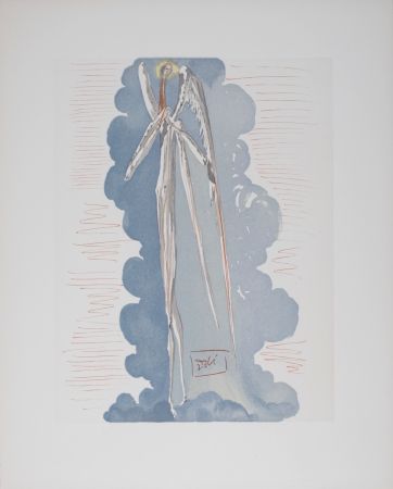 Litografia Dali - L'Ange du 7ème ciel